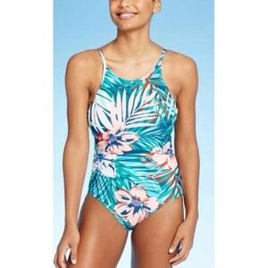 NWT Kona Sol One piece floral swimsuit size large (12-14)